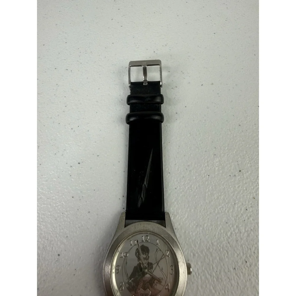 2 Boy's Men's Wristwatch Watch Harry Potter 2001 HP0021 by SII Silver Black Band